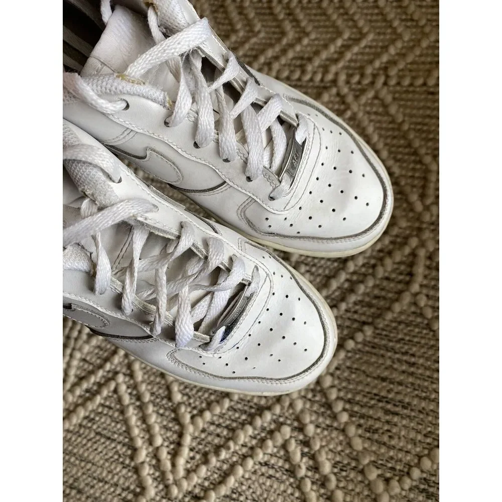 NIKE‎ Force 1 LE Low Sneakers Triple White 5.5Y